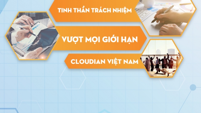 Bộ nhận diện thương hiệu Cloudian