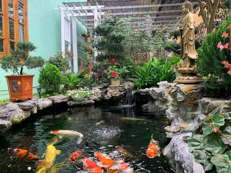 Thiết kế hồ c&aacute; KOI