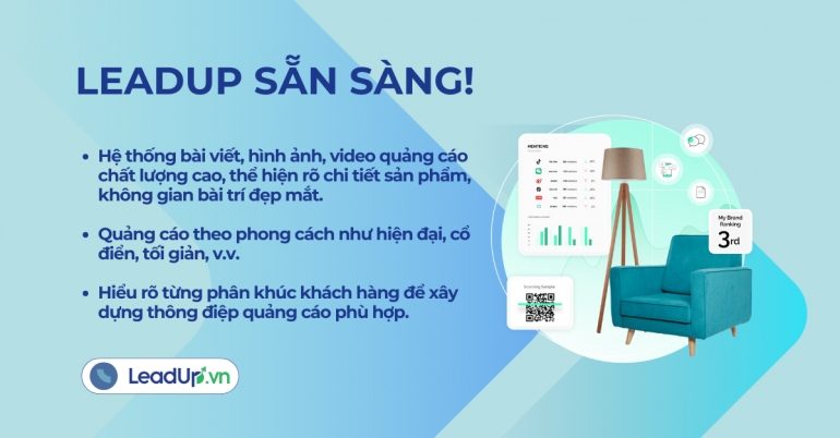 G&oacute;i quảng c&aacute;o ng&agrave;nh Nội thất chuy&ecirc;n nghiệp, bứt ph&aacute; doanh số