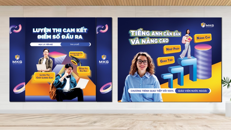 Thiết kế bảng truyền th&ocirc;ng treo trong văn ph&ograve;ng