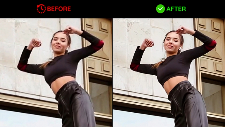 Chỉnh sửa video c&oacute; độ ph&acirc;n giải thấp l&ecirc;n Full HD, 4K