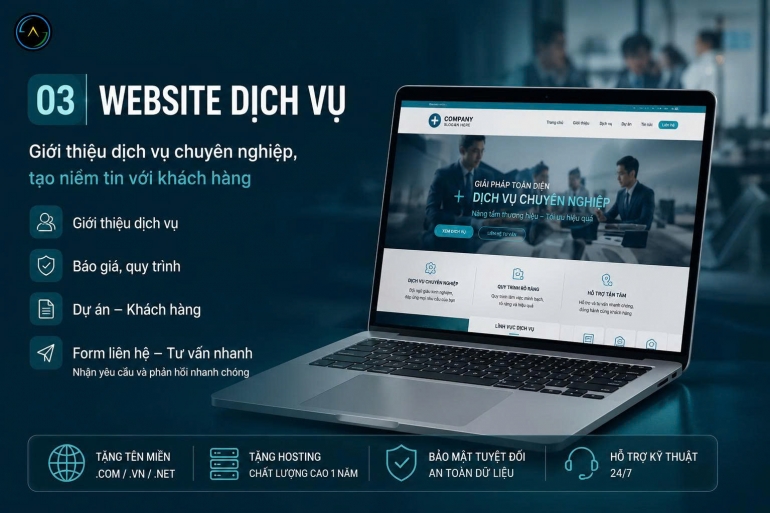 Thiết kế website chuy&ecirc;n nghiệp chuẩn SEO tặng domain hosting 1 năm