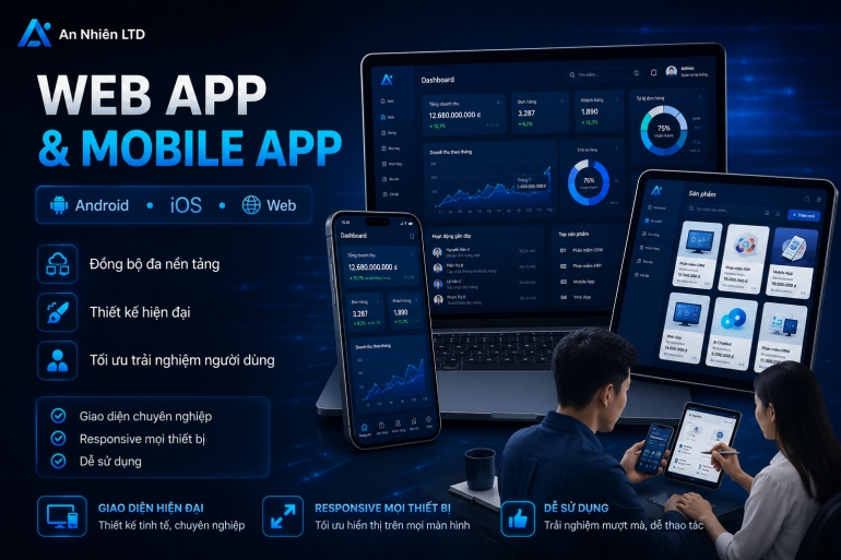 Lập tr&igrave;nh phần mềm theo y&ecirc;u cầu của doanh nghiệp.