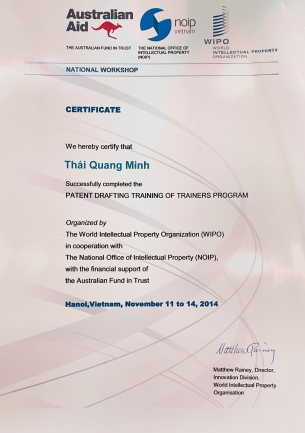 Soạn thảo bản m&ocirc; tả s&aacute;ng chế