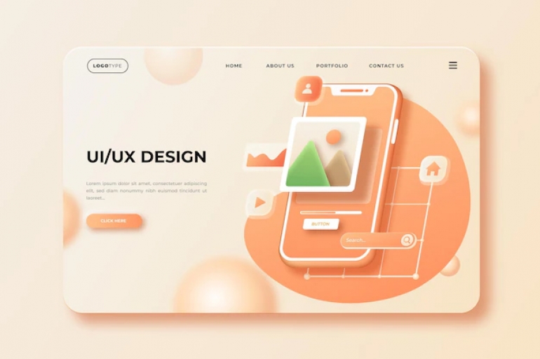 Thiết kế giao diện website c&oacute; tương t&aacute;c (kh&ocirc;ng code)