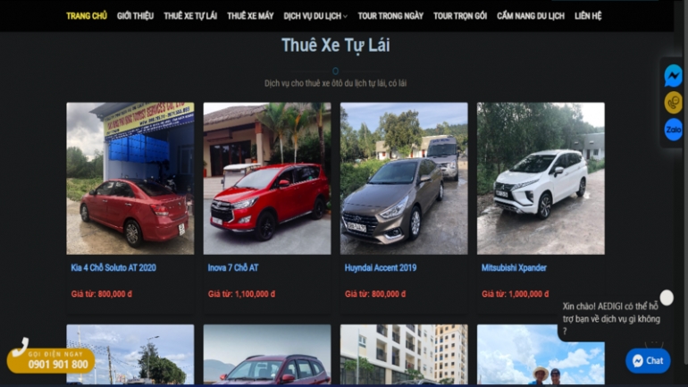 Thiết kế webiste về du lịch