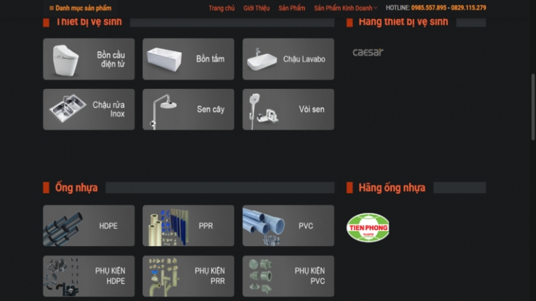 Thiết kế website theo y&ecirc;u cầu