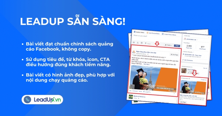 Viết b&agrave;i quảng c&aacute;o sản phẩm dịch vụ tr&ecirc;n facebook hấp dẫn, đ&uacute;ng ch&iacute;nh s&aacute;ch