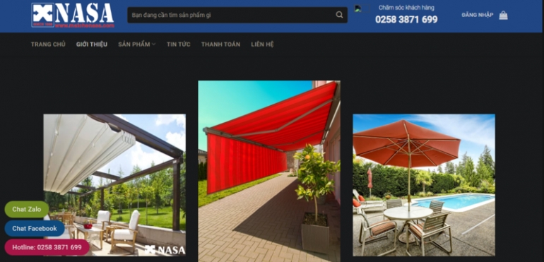 Thiết kế giao diện website b&aacute;n h&agrave;ng cho c&aacute;c dịch vụ tiện &iacute;ch