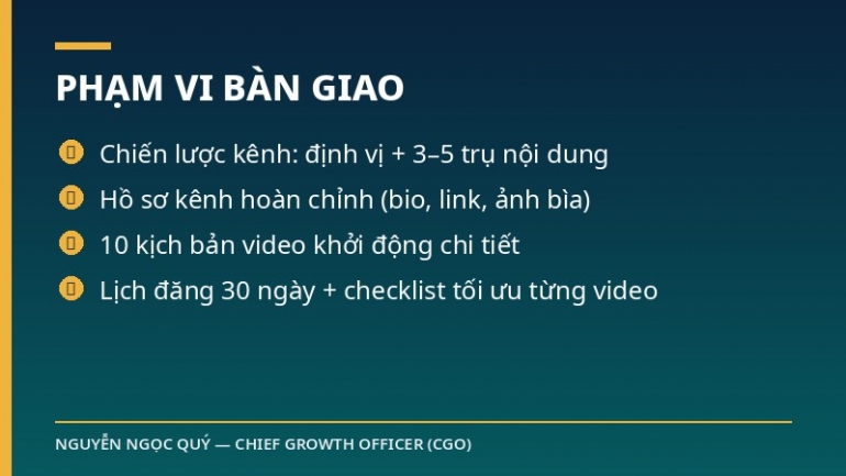 X&acirc;y k&ecirc;nh TikTok từ con số 0: chiến lược k&ecirc;nh + bộ nội dung khởi động + lịch đăng 30 ng&agrave;y