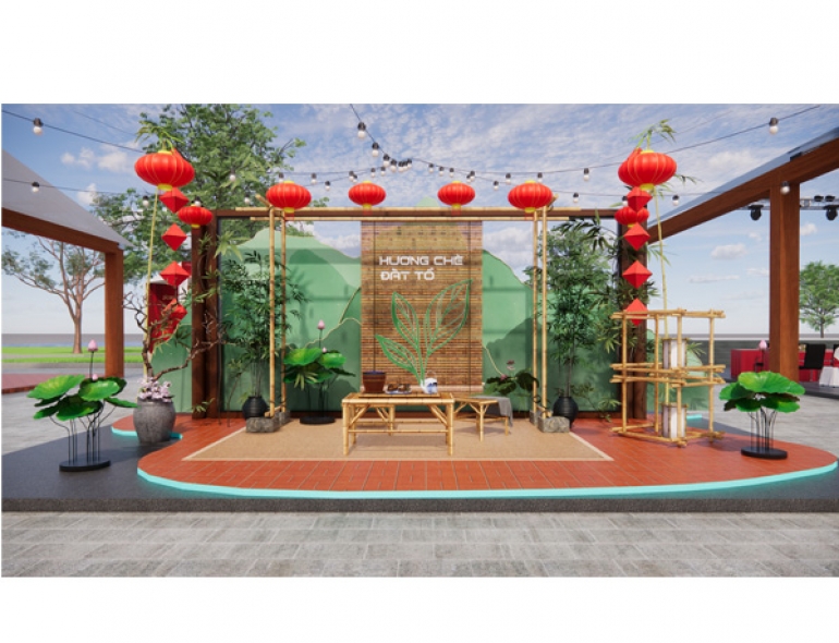 Thiết kế 2D - 3D.  KV - Layout - Concept - Booth Sự kiện
