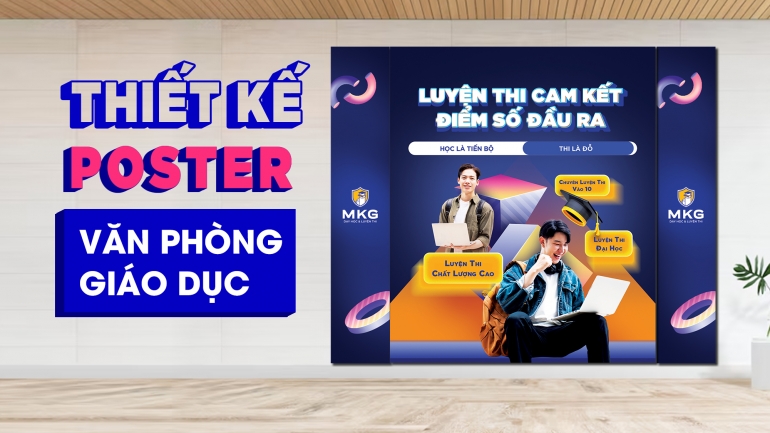 Thiết kế bảng truyền th&ocirc;ng treo trong văn ph&ograve;ng