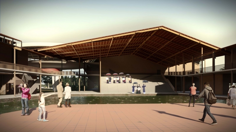 Dựng h&igrave;nh 3D kiến tr&uacute;c