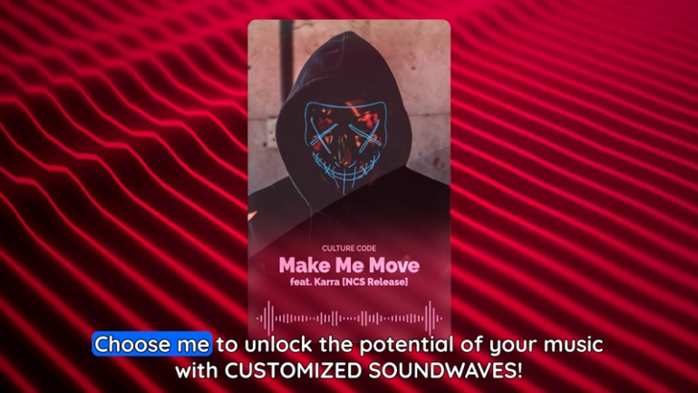 Tạo soundwave background cho bản nhạc
