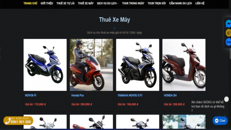 Thiết kế webiste về du lịch