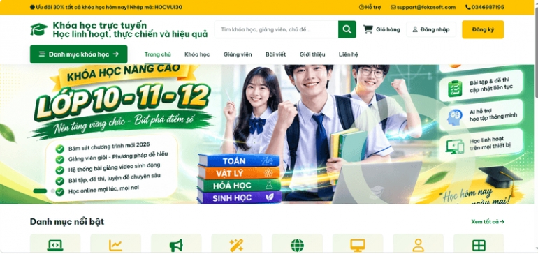 Thiết kế Website chuy&ecirc;n nghiệp &ndash; Chuẩn SEO, Responsive, C&oacute; trang quản trị