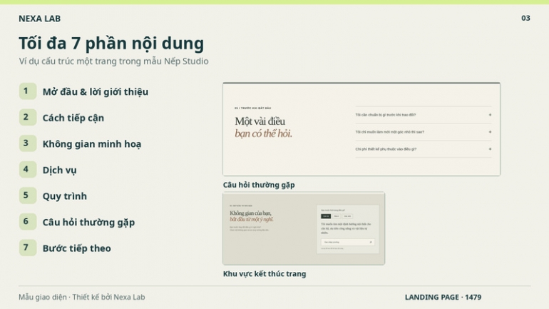 Thiết kế landing page giới thiệu sản phẩm, dịch vụ
