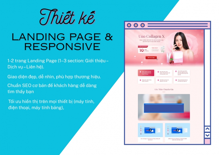 G&oacute;i Cơ Bản &ndash; &ldquo;Landing Page & Responsive&rdquo;