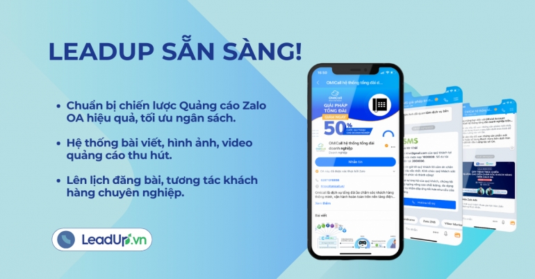 Dịch vụ Quảng c&aacute;o Zalo OA chuy&ecirc;n nghiệp, trọn g&oacute;i