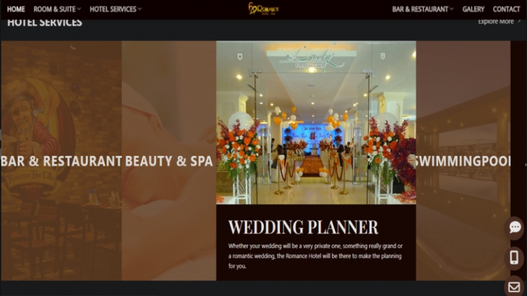 Thiết kế website Kh&aacute;ch sạn
