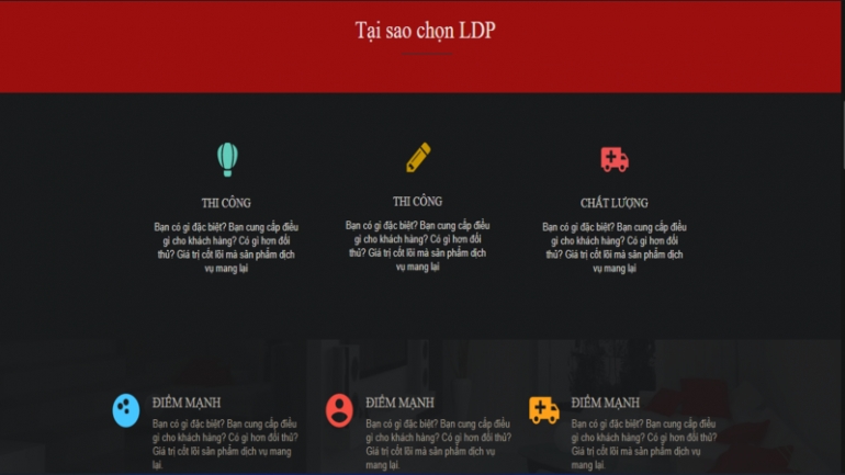 Thiết kế  landing page