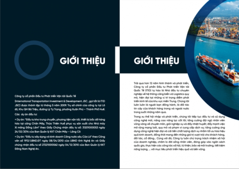 Thiết kế website homepage, profile c&ocirc;ng ty
