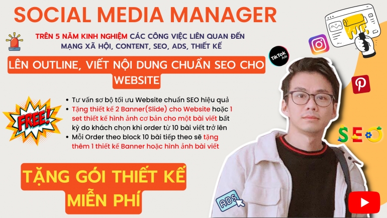 L&ecirc;n OutLine v&agrave; Viết b&agrave;i chuẩn SEO, TẶNG  g&oacute;i thiết kế h&igrave;nh ảnh v&agrave; tư vấn tối ưu Seo Onpage