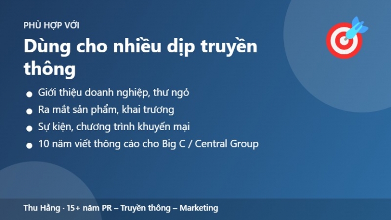 Viết b&agrave;i PR / th&ocirc;ng c&aacute;o b&aacute;o ch&iacute; chuẩn b&aacute;o ch&iacute; &ndash; giao trong 2 ng&agrave;y