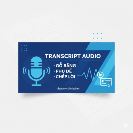 Transcribe Audio, Gỡ Băng, Phụ Đề, Ch&eacute;p Lời