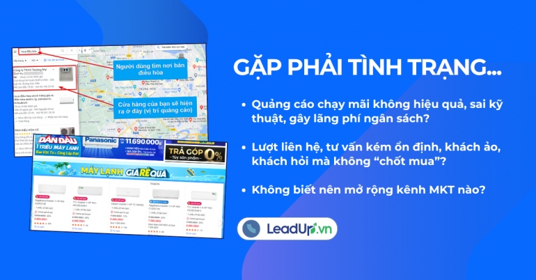 G&oacute;i quảng c&aacute;o ng&agrave;nh Điện lạnh, điện m&aacute;y chuy&ecirc;n nghiệp, tinh gọn