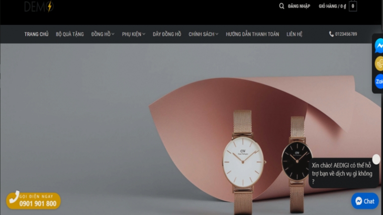 Thiết kế giao diện website đầy đủ t&iacute;nh năng b&aacute;n h&agrave;ng