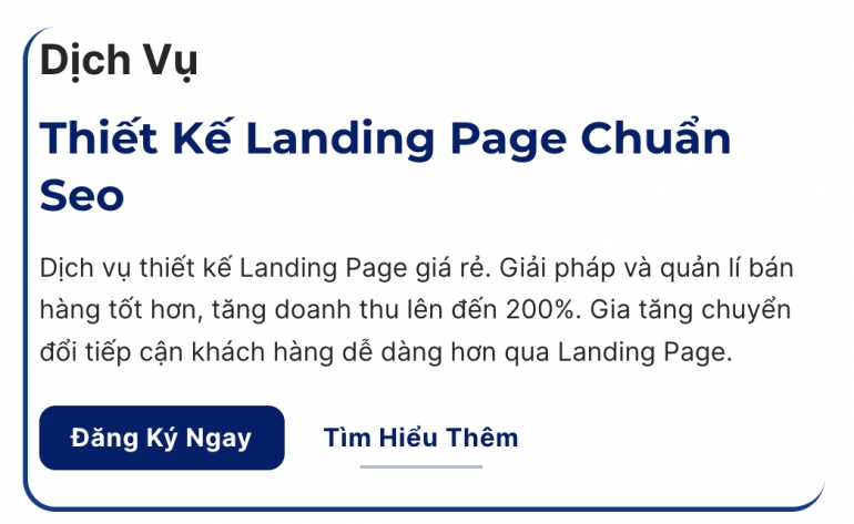 Thiết kế landing page chuy&ecirc;n nghiệp, ph&ugrave; hợp chạy ads đa nền tảng