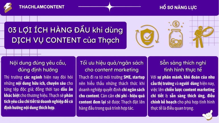 G&oacute;i Content Đa K&ecirc;nh Ti&ecirc;u Chuẩn (10 b&agrave;i SEO + 10 post Fanpage + 10 video TikTok: giao trong v&ograve;ng 4 tuần). Gi&aacute; đ&atilde; tối ưu theo mức ng&acirc;n s&aacute;ch Content Marketing cho SME & startup.
