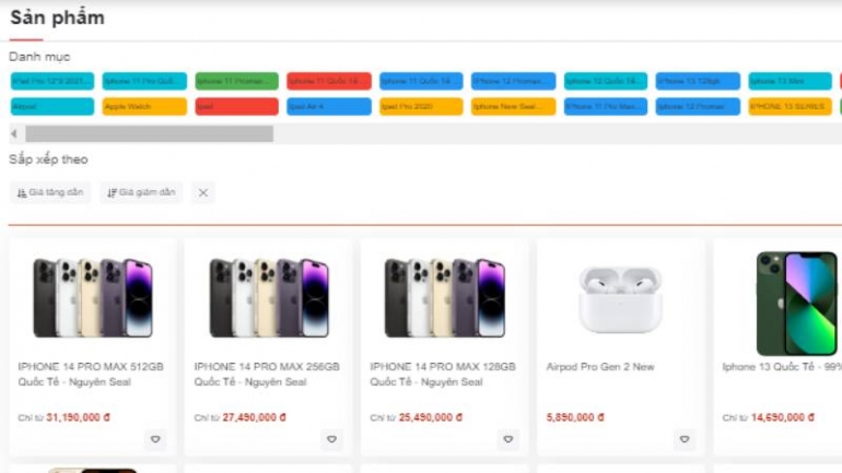 Thiết kế website b&aacute;n h&agrave;ng,quản l&yacute;,blog  theo y&ecirc;u cầu