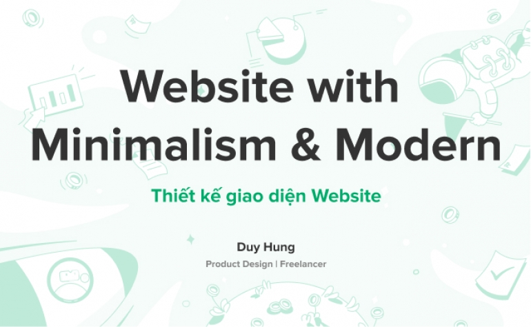 Thiết kế website phong c&aacute;ch Minimalism & Modern