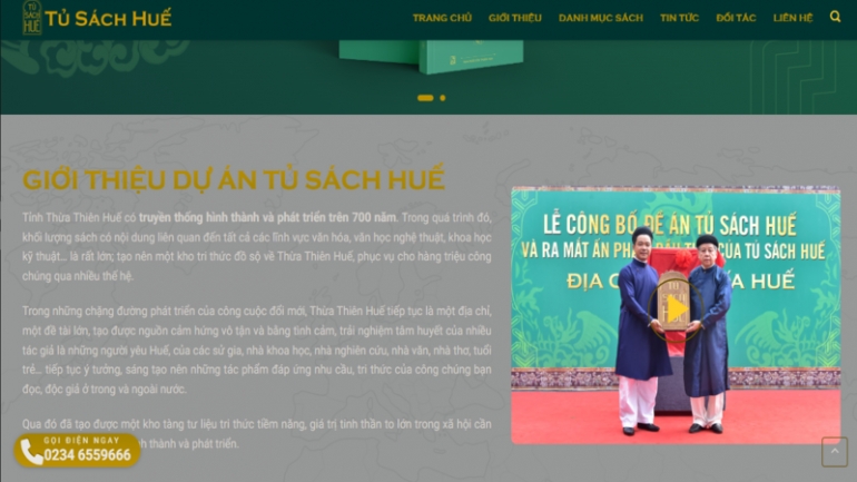 Thiết kế website Tủ s&aacute;ch, Tin Tức, Sự Kiện
