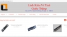 Website b&aacute;n h&agrave;ng linh kiện vi t&iacute;nh