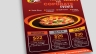 Thiết kế flyer cho Nh&atilde;n h&agrave;ng Pizza &Yacute;