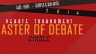 Ticket chung kết cuộc thi h&ugrave;ng biện Master Debator