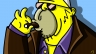 Ron Pearlman in Simpson style