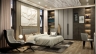 Render nội thất ph&ograve;ng ngủ hiện đại