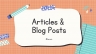 Viết b&agrave;i Blog website