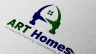 Thiết kế logo C&ocirc;ng ty dịch vụ sửa chữa nh&agrave; của ART Homes