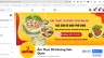 Chạy quảng c&aacute;o Facebook - Ẩm thực d&ecirc; Hương Sơn