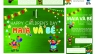 Banner v&agrave; v&eacute; mời cho ng&agrave;y hội MAIA v&agrave; b&eacute;