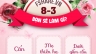 Banner mini game 8/3 tr&ecirc;n Facebook