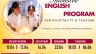 Thiết kế Poster Facebook "Intensive English program"
