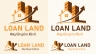 Thiết kế logo Loan Land hợp m&agrave;u phong thủy