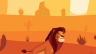 Lion 2D vector Illustrator