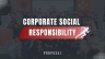 Pitching Proposal - Corporate Social Responsibility